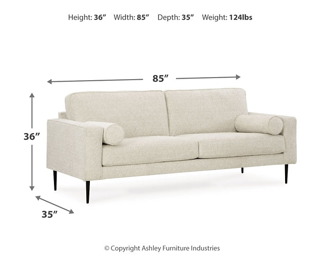 Sofá, loveseat, silla y otomana Hazela