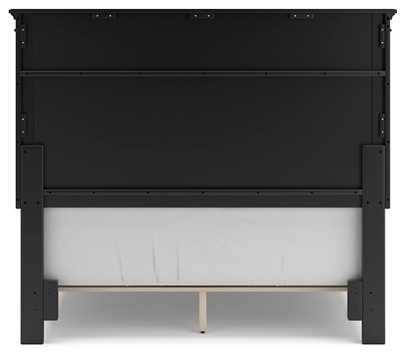Lanolee Panel Bed With Mirrored Dresser, Chest And Nightstand