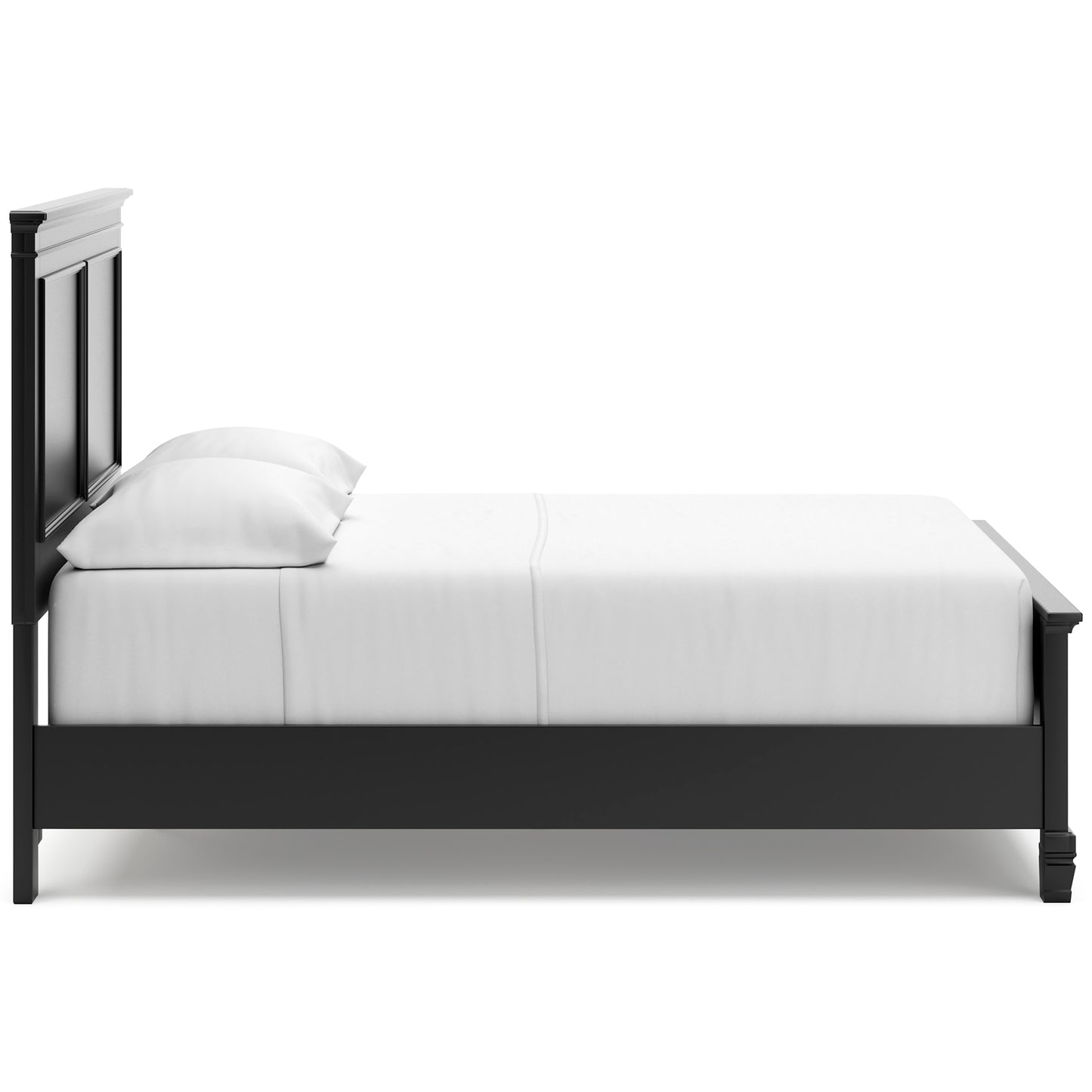 Lanolee Panel Bed With Mirrored Dresser And Chest