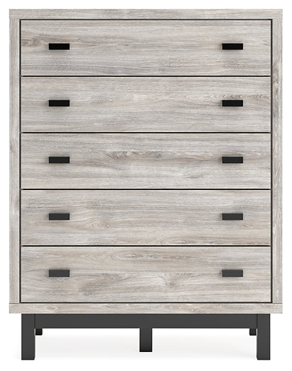 Cabecero Vessalli con panel, cómoda y espejo