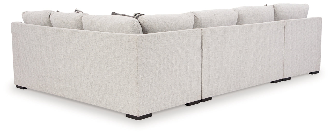 Seccional de 3 piezas con chaise longue Koralynn