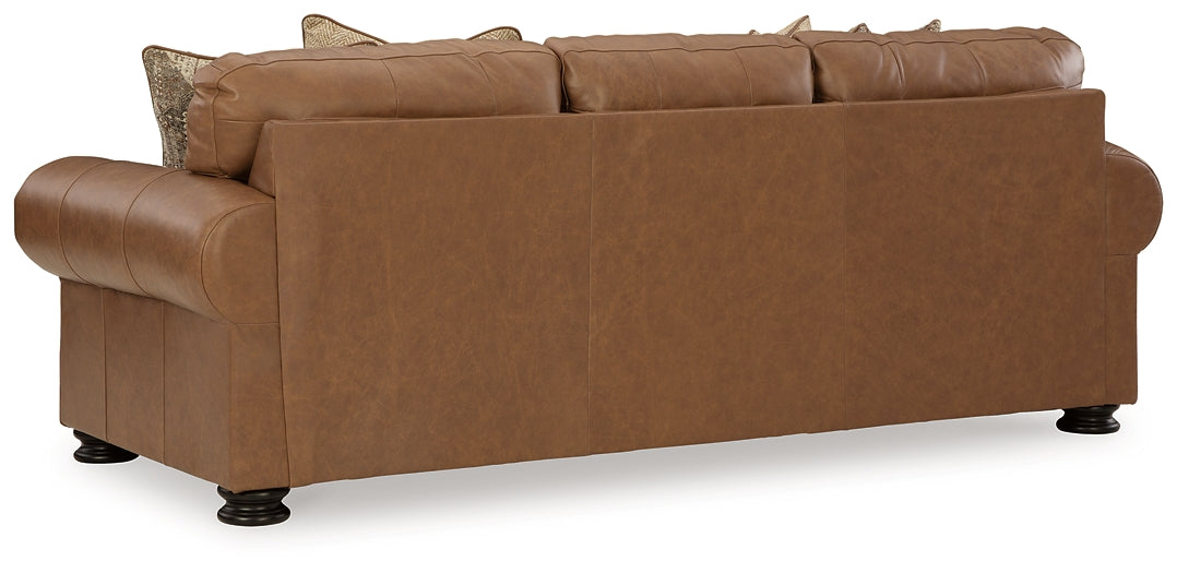 Sofá, loveseat, silla y otomana Carianna