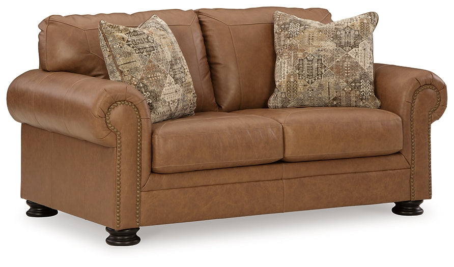 Sofá, loveseat, silla y otomana Carianna