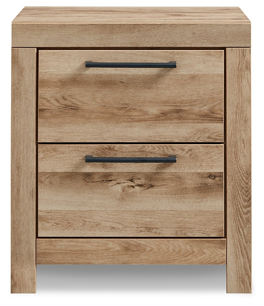 Hyanna Panel Storage Bed With Mirrored Dresser And Nightstand