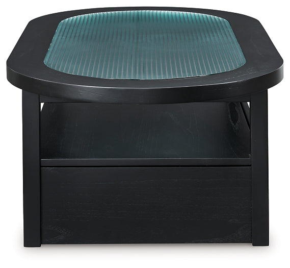 Mesa de cóctel ovalada Winbardi