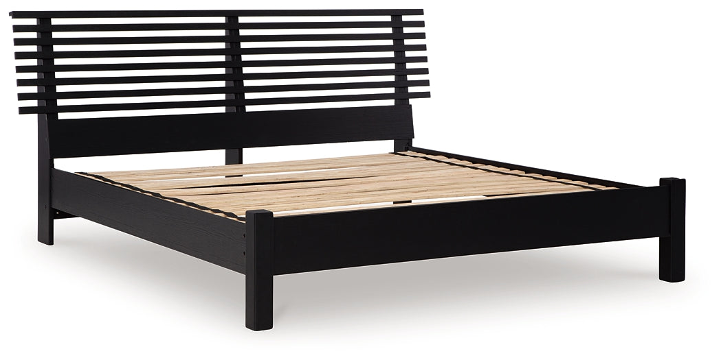 Cama con paneles Danziar, cómoda y cómoda con espejo