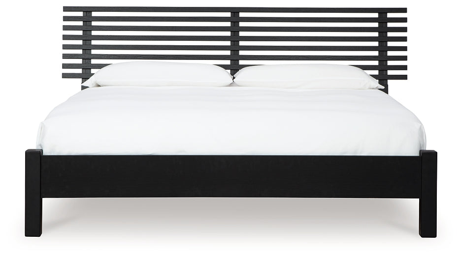 Cama con paneles Danziar, cómoda y cómoda con espejo