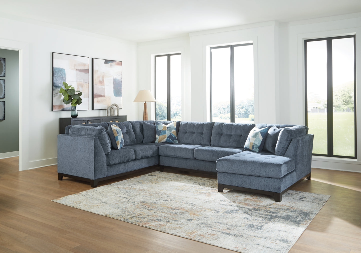 Seccional de 3 piezas con chaise longue Maxon Place