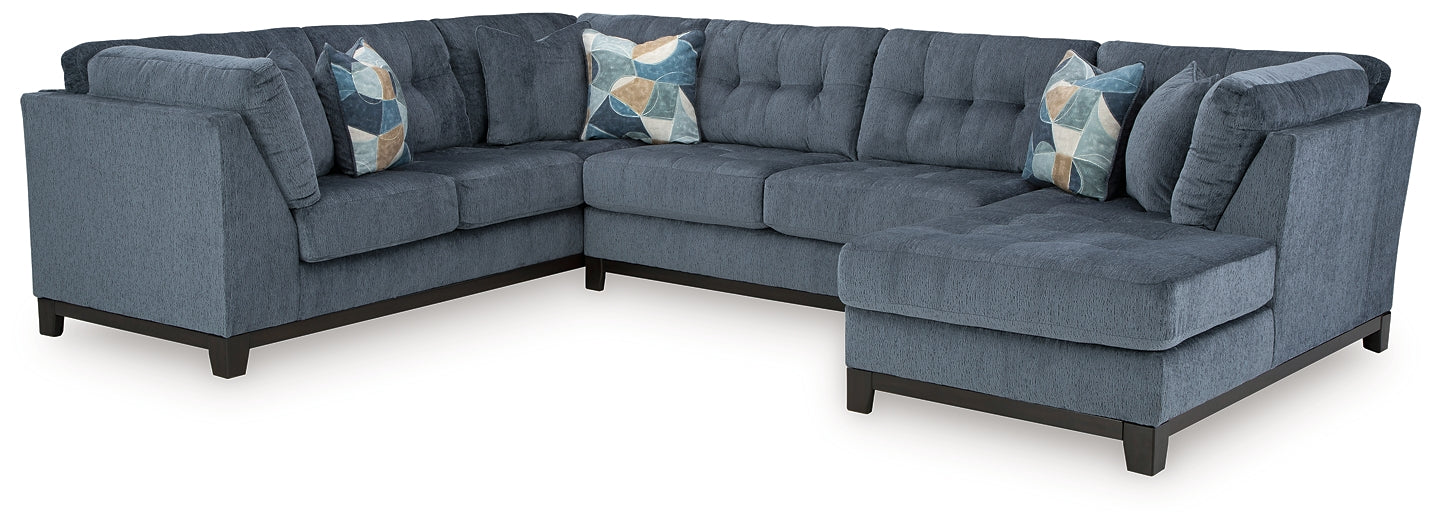 Seccional de 3 piezas con chaise longue Maxon Place