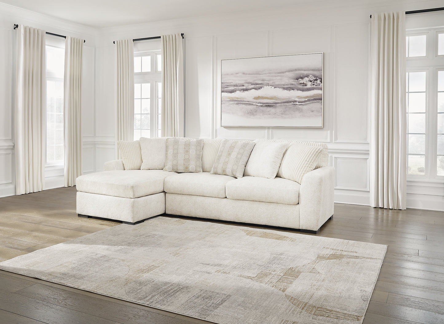 Seccional Chessington de 2 piezas con chaise longue