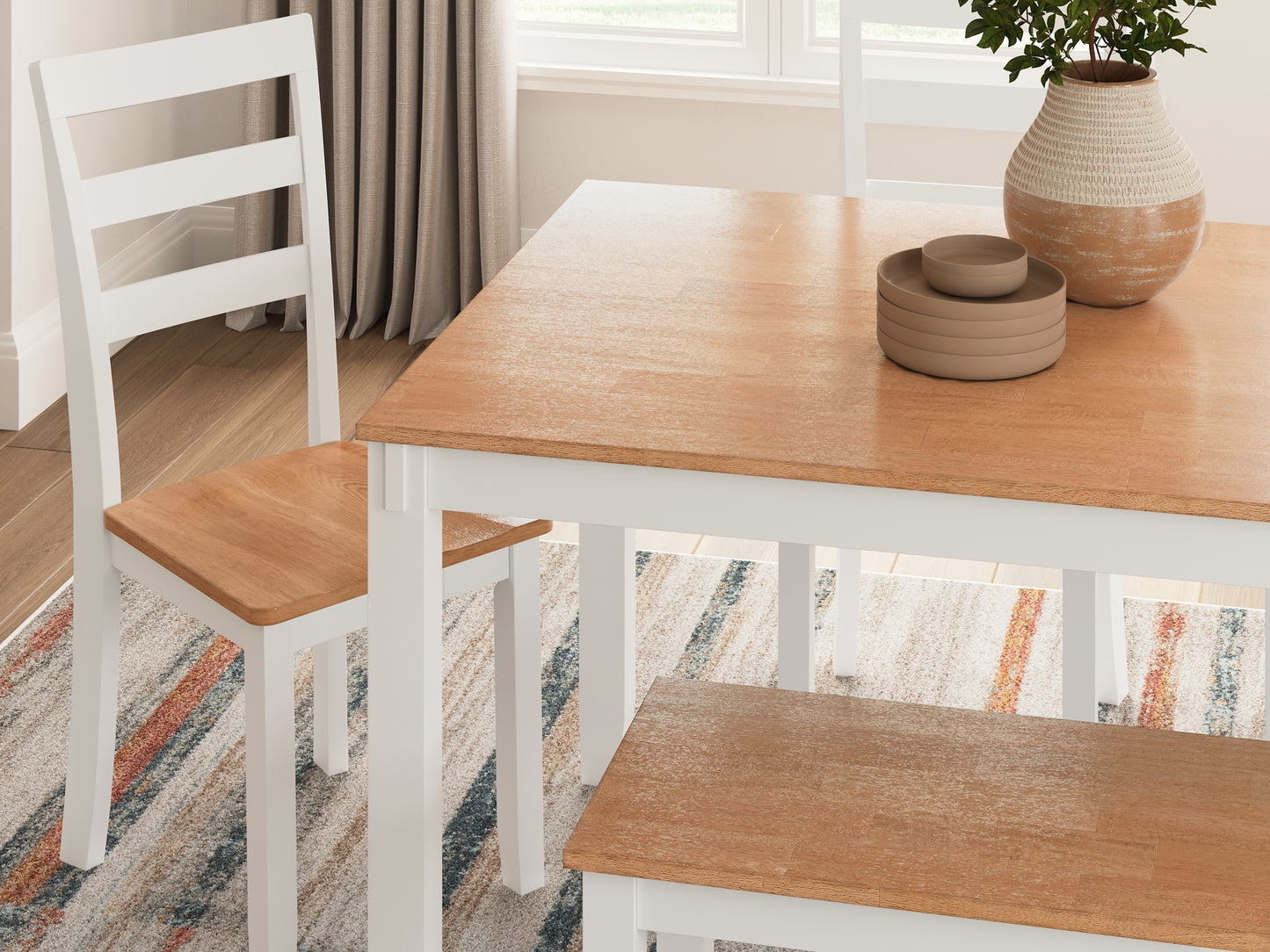 Juego de mesa de comedor Gesthaven (6 piezas)