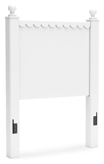 Mollviney Panel Headboard With Mirrored Dresser