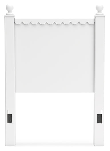 Mollviney Panel Headboard With Mirrored Dresser
