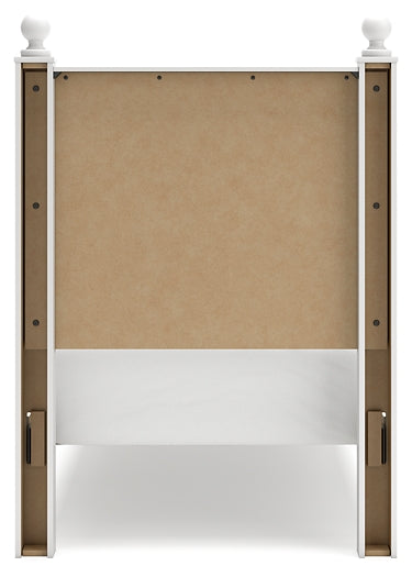 Mollviney Panel Bed With Mirrored Dresser
