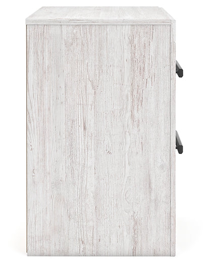 Cayboni Panel Bed With Mirrored Dresser And Nightstand