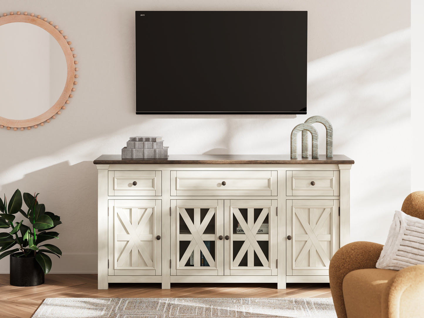 Soporte de TV extra grande Bolanburg
