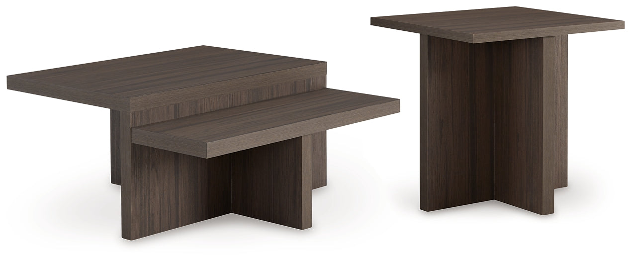 Juego de mesa auxiliar Zendex (2 piezas)