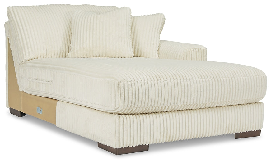 Seccional Lindyn de 4 piezas con chaise longue