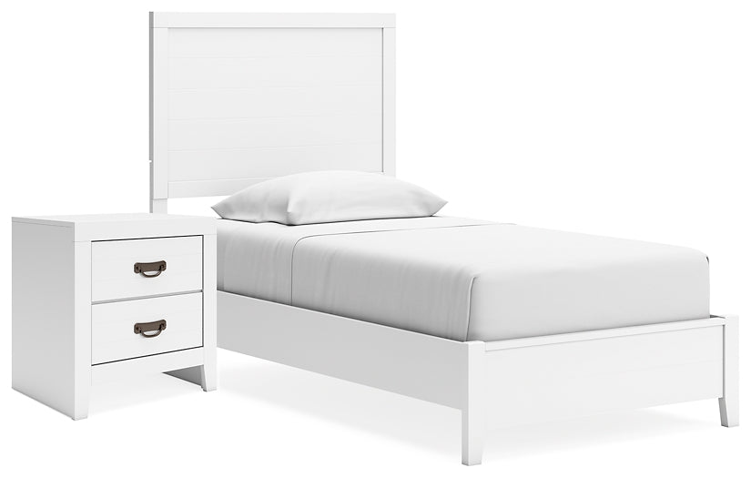 Binterglen Panel Bed With Nightstand