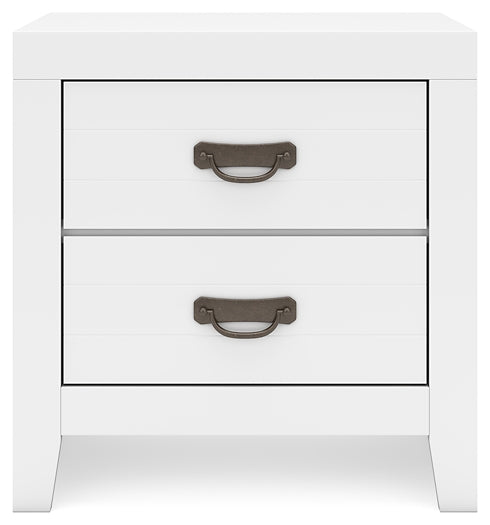 Binterglen Panel Bed With Nightstand