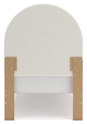 Wistenpine Upholstered Panel Bed With Nightstand