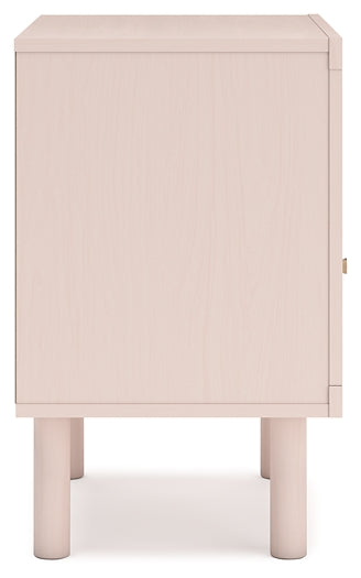 Wistenpine Upholstered Panel Bed With Nightstand