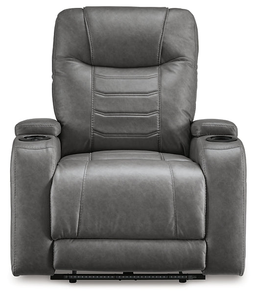 Sillón reclinable eléctrico Schooner Rocks con reposacabezas ajustable