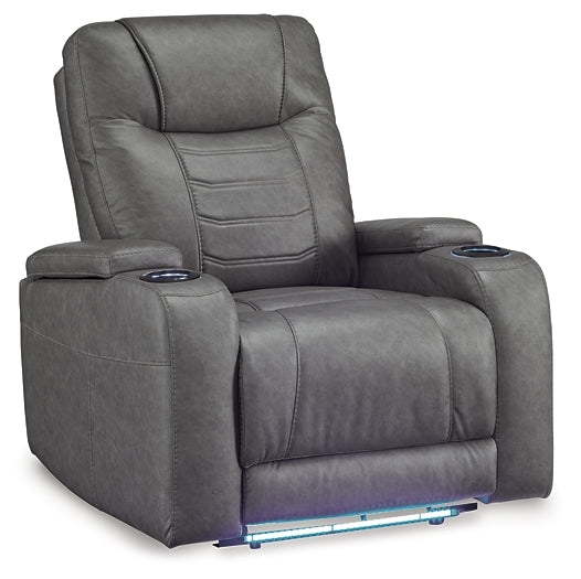Sillón reclinable eléctrico Schooner Rocks con reposacabezas ajustable