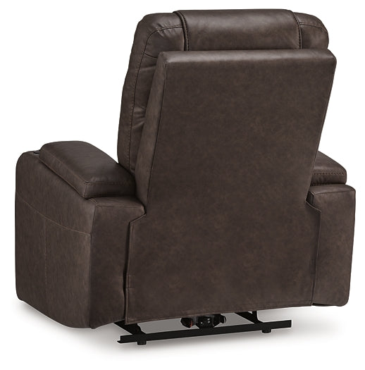 Sillón reclinable eléctrico Schooner Rocks con reposacabezas ajustable