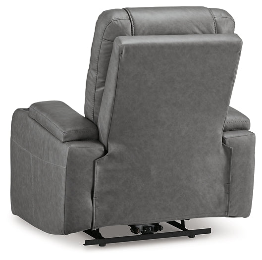 Sillón reclinable eléctrico Schooner Rocks con reposacabezas ajustable