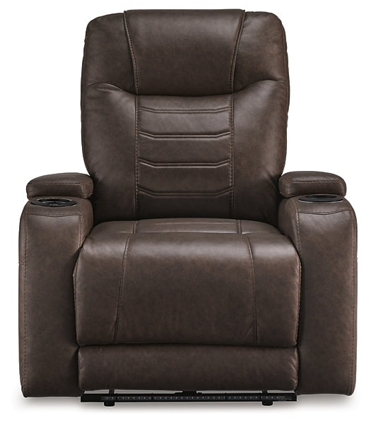 Sillón reclinable eléctrico Schooner Rocks con reposacabezas ajustable
