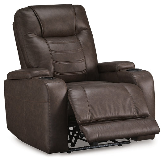 Sillón reclinable eléctrico Schooner Rocks con reposacabezas ajustable