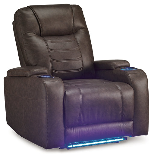 Sillón reclinable eléctrico Schooner Rocks con reposacabezas ajustable