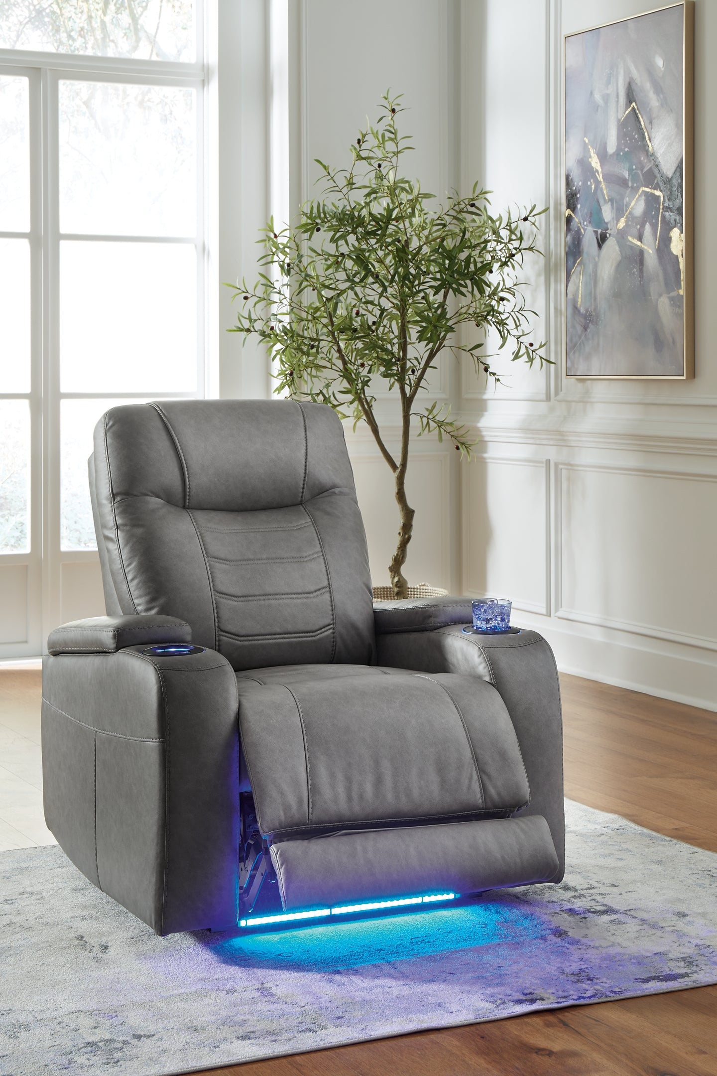 Sillón reclinable eléctrico Schooner Rocks con reposacabezas ajustable