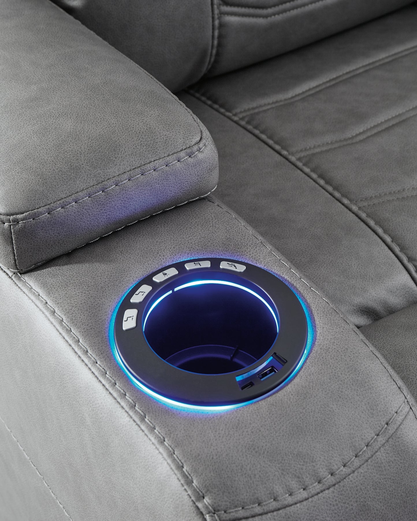 Sillón reclinable eléctrico Schooner Rocks con reposacabezas ajustable
