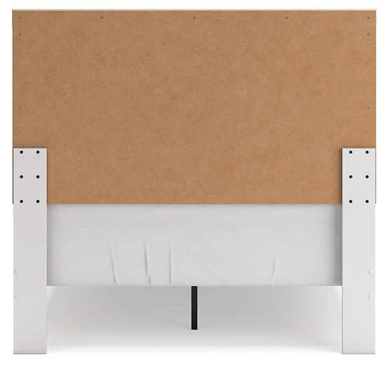 Charbitt Panel Bed With Mirrored Dresser And Chest