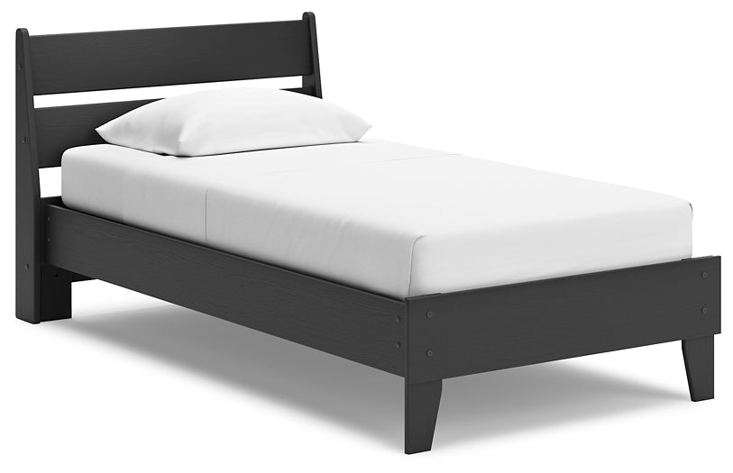 Socalle Panel Platform Bed With Dresser And Nightstand