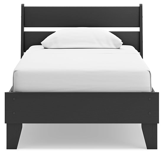 Socalle Panel Platform Bed With Dresser And Nightstand