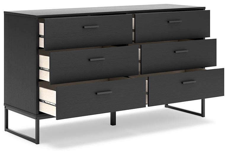 Socalle Panel Platform Bed With Dresser And Nightstand