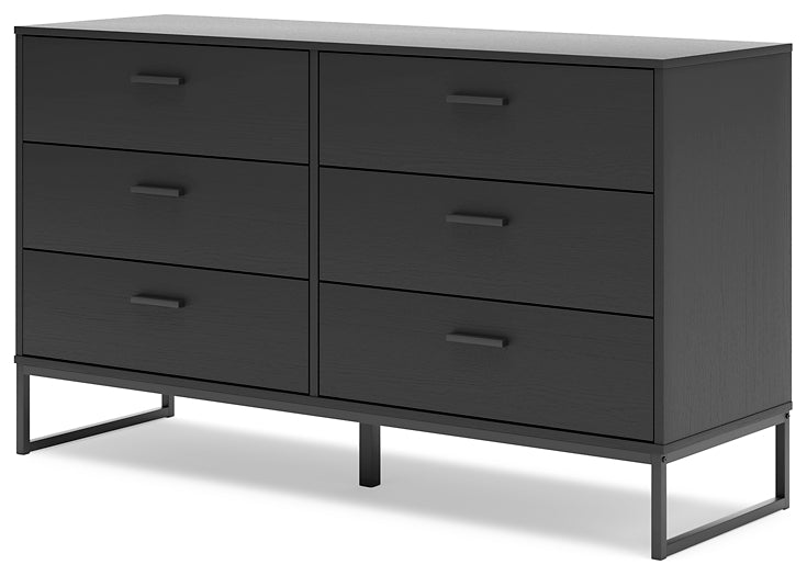Socalle Panel Platform Bed With Dresser And Nightstand