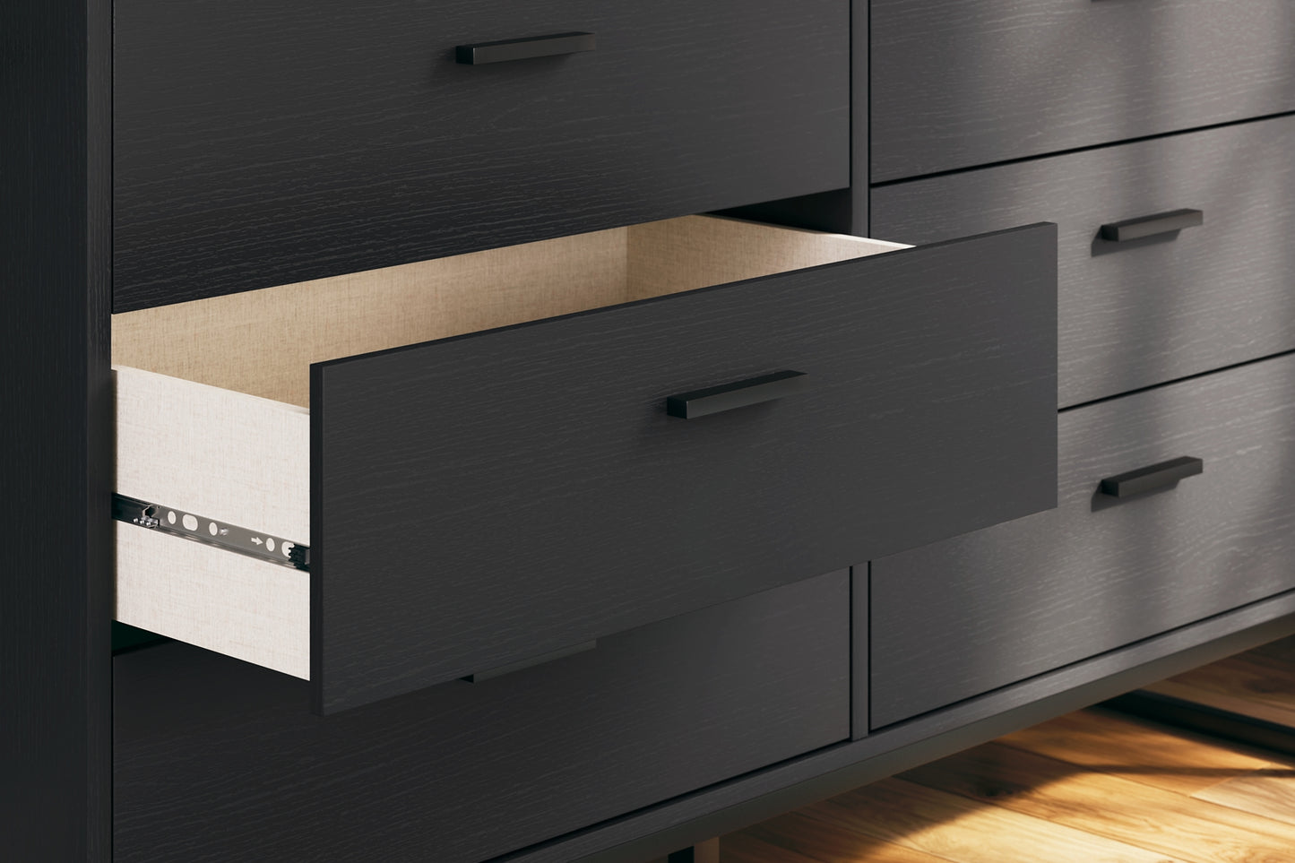 Socalle Panel Platform Bed With Dresser And Nightstand