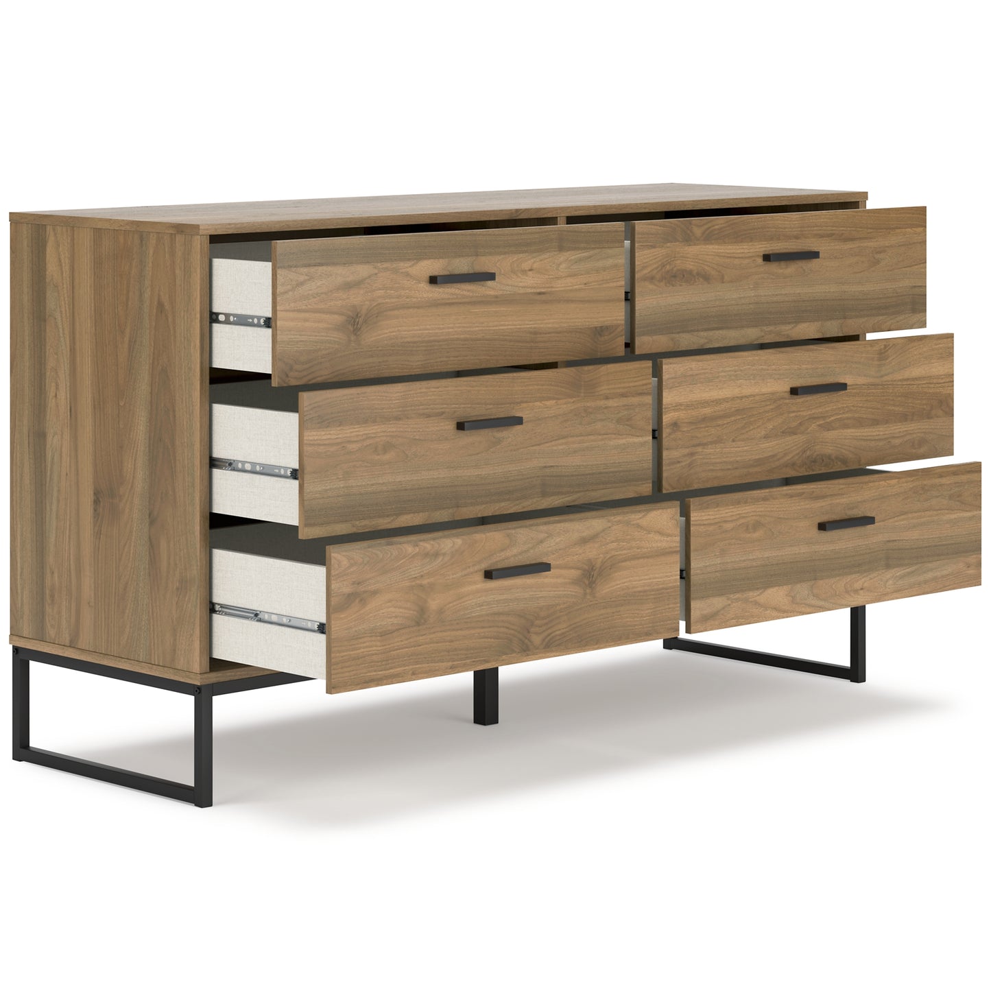 Deanlow Panel Headboard With Dresser And Nightstand