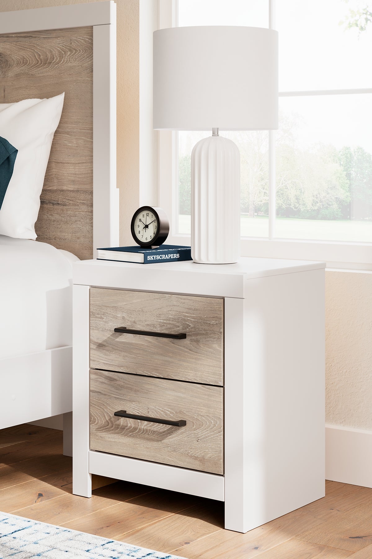 Charbitt Panel Bed With Nightstand