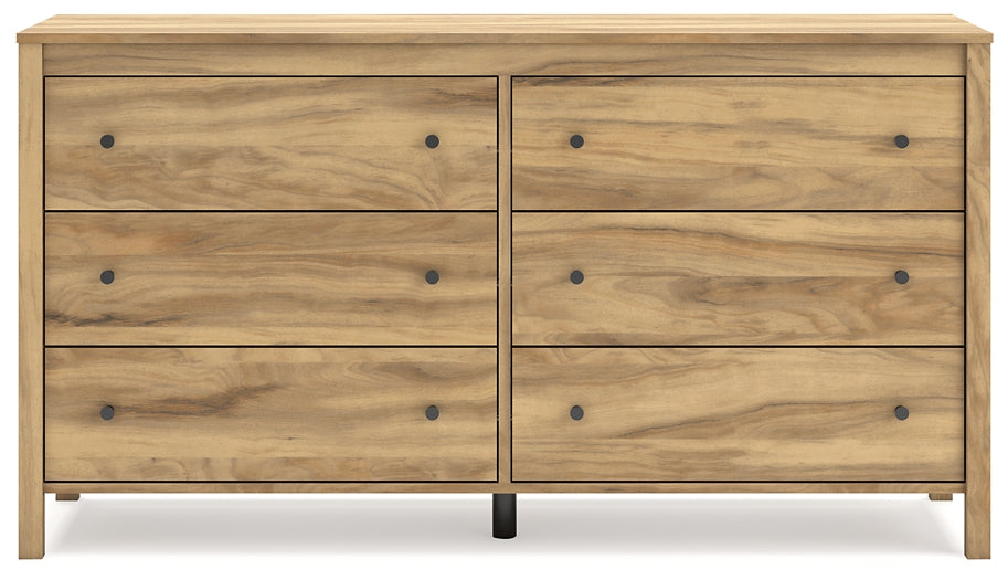 Bermacy Platform Panel Bed With Dresser And Nightstand
