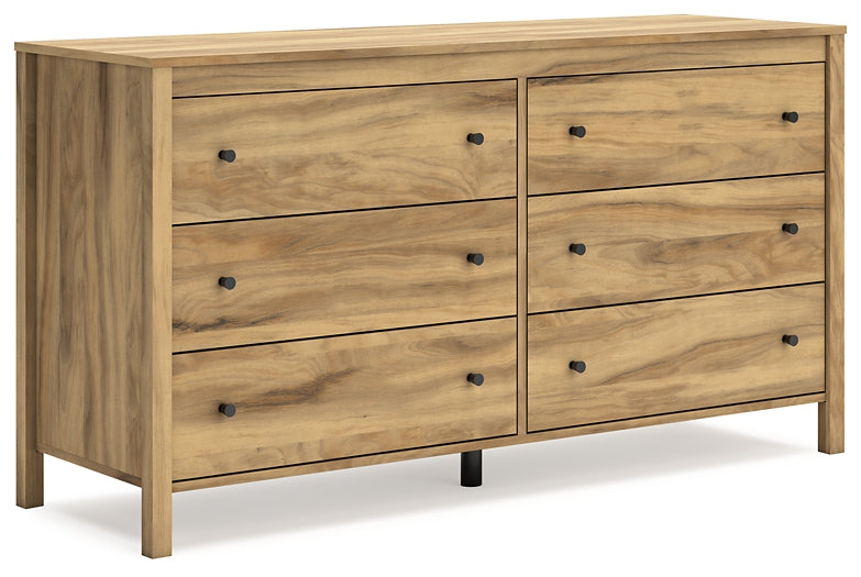 Bermacy Platform Panel Bed With Dresser And Nightstand