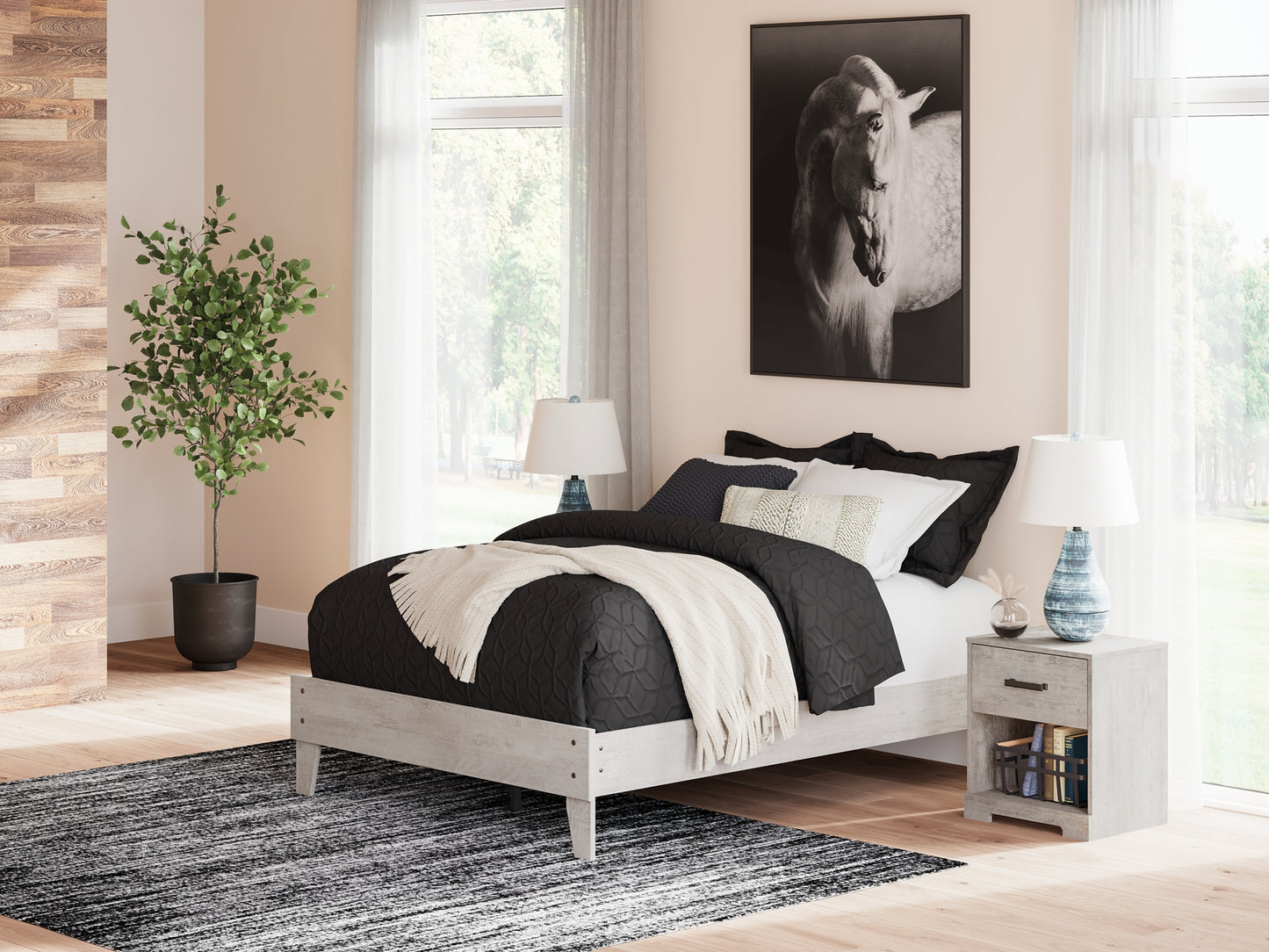 Cama de plataforma Shawburn