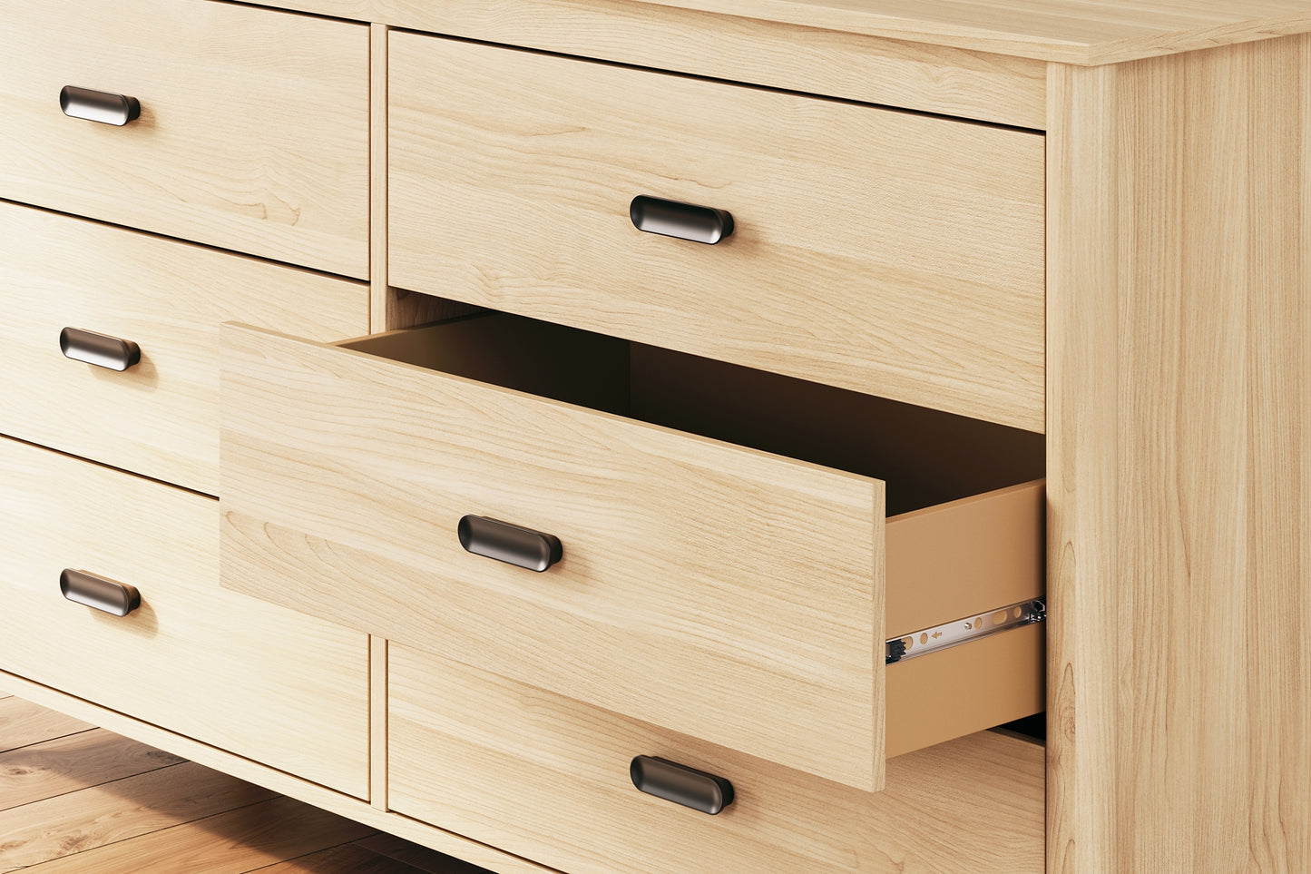 Cabinella Platform Bed With Dresser And Nightstand