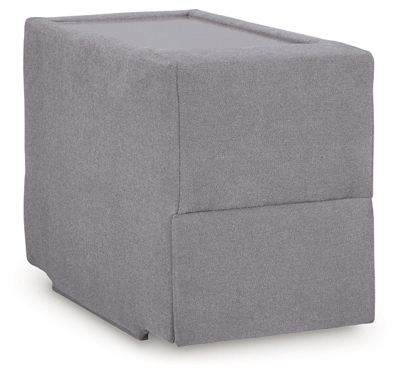 Seccional Modmax de 4 piezas con chaise longue y consola de almacenamiento