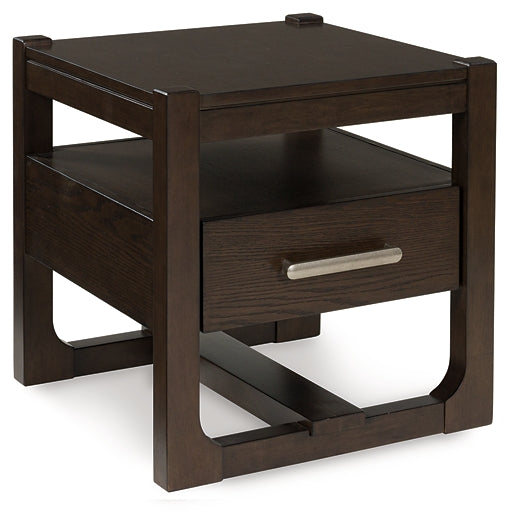 Mesa auxiliar cuadrada Brecton