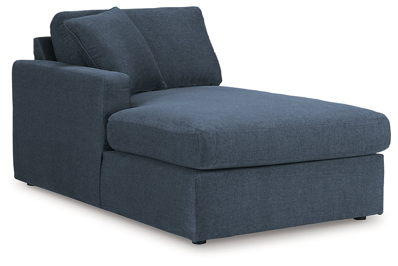 Seccional Modmax de 4 piezas con chaise longue y consola de almacenamiento